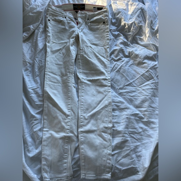 White lucky brand skinny jeans - Picture 2 of 11